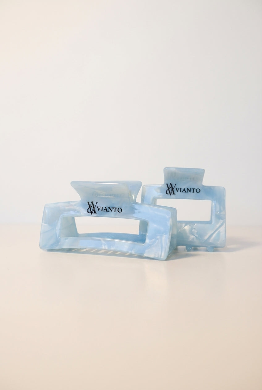 Haarklammern babyblau