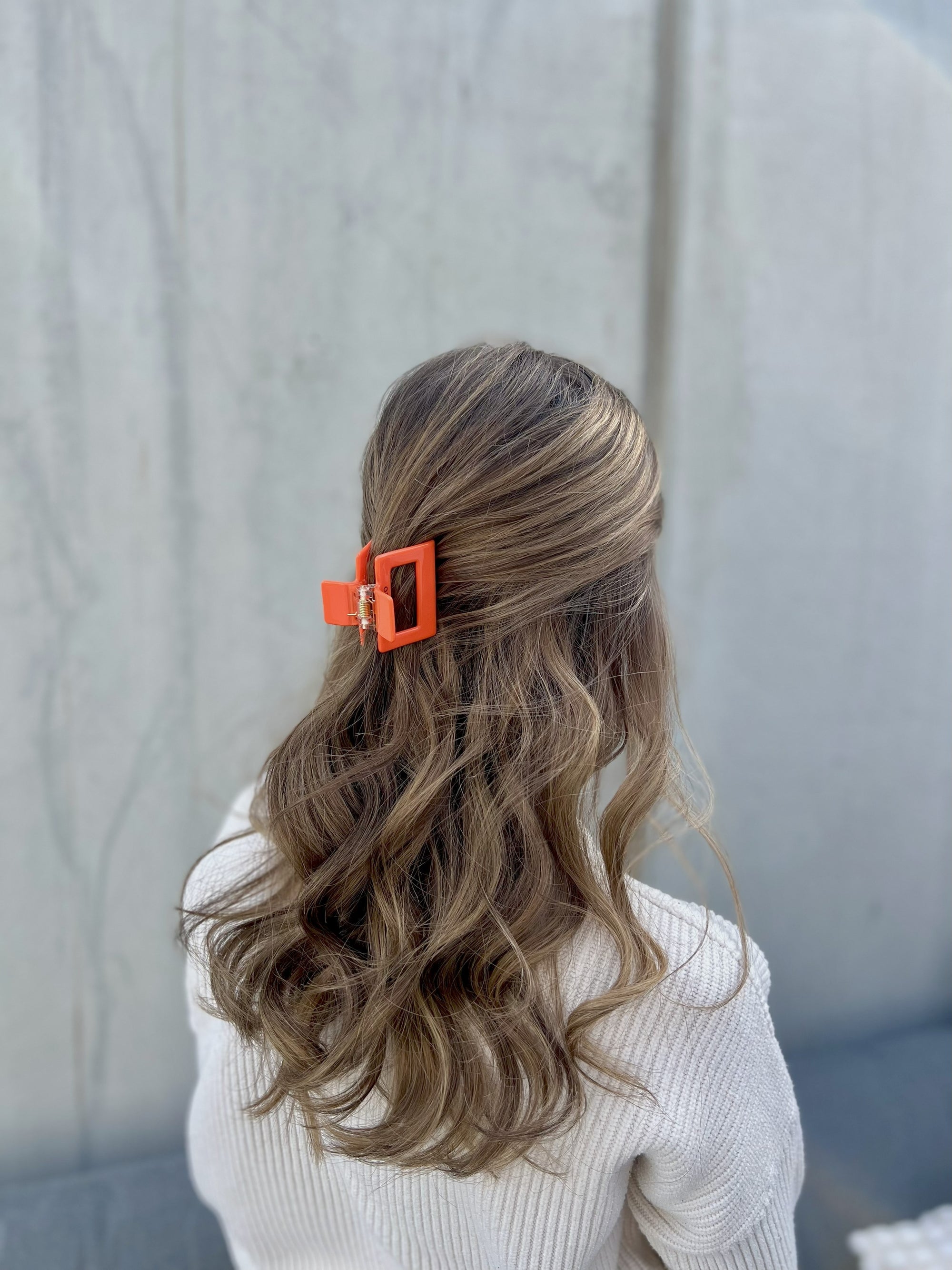 CANARIA S orange Haarklammer